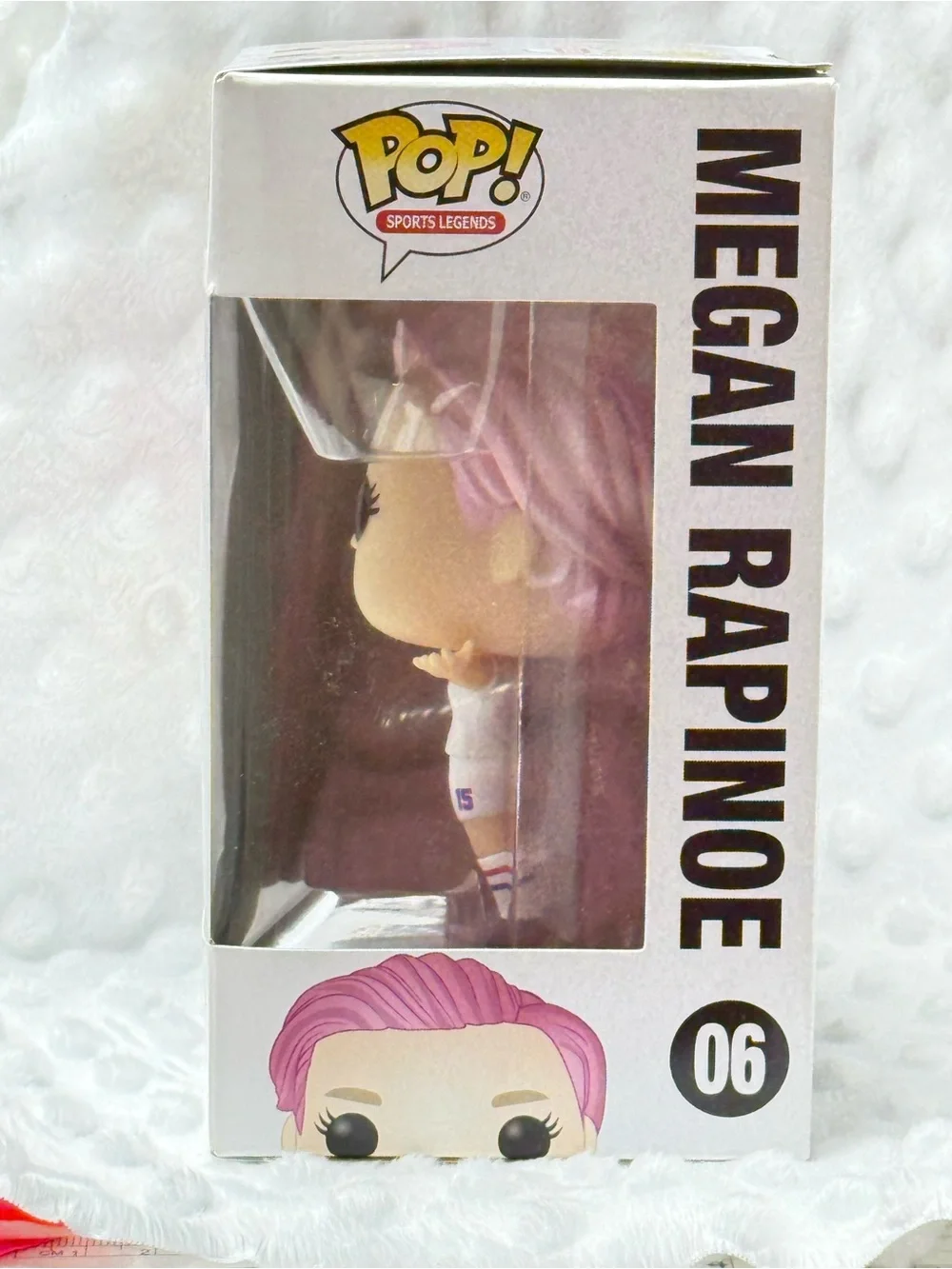 Funko Pop! Sports Legends Megan Rapinoe Vinyl Figure #06 - Pink, Purple Hair